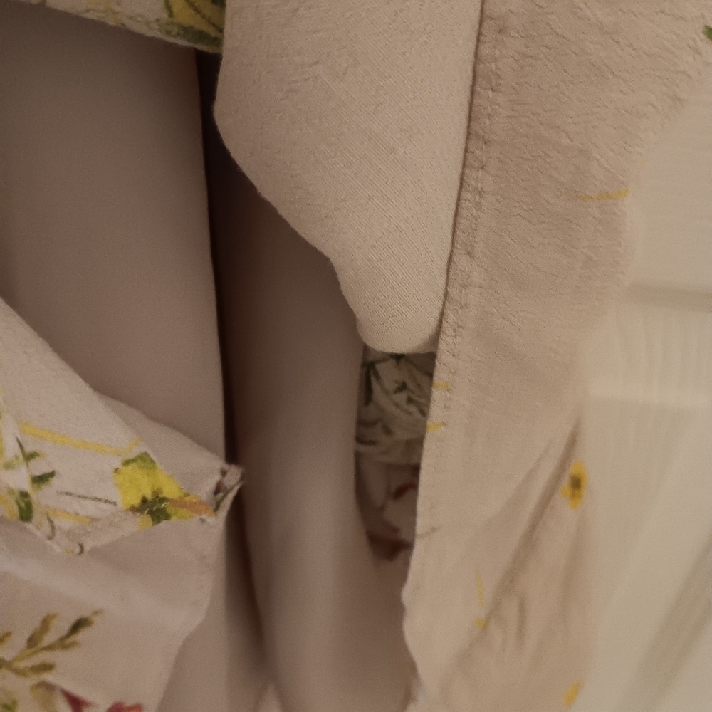 Anthropologie A Loves A Mauve Floral Tie Strap Ruffle Hem Prarie Midi Sundress - Picture 7 of 9